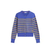 TOMMY HILFIGER Pletena jopa mornarska/med