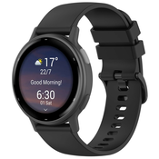 Silikonski pas za uro Garmin Forerunner 265/Forerunner 255 - črn