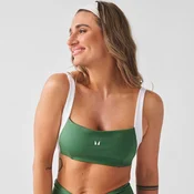 MP ženska sports bra s kontrastom in zavitim hrbtom X Tatiana - zelena - XS