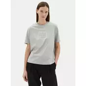 TOMMY HILFIGER Majica kremna/pegasto siva