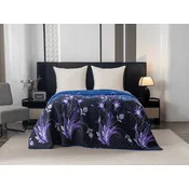 Pregrinjalo za posteljo VIOLET BUTTERFLY, temno modro Dimenzije: 170 x 210 cm