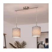 Brilagi - LED lestenec na vrvi NUBILA 2xE27/60W/230V siva
