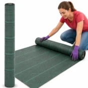 Vidaxl Membrana proti plevelu zelena 1x150 m PP