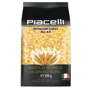 Piacelli Ditalini Lisci št. 69 Zdrobove testenine 500 g