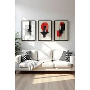 Wallity Uramljena slika Huhu443, 20x30 cm , 3 dela