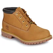 TIMBERLAND Gležnarji z vezalkami svetlo rjava / črna