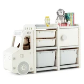 COSTWAY Organizator za shranjevanje igrač Shramba za igrače 110 x 32 x 66 cm, (5000023927)