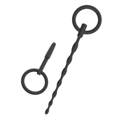 Hidden Desire Extreme Penis Plug Set Small 2 pcs Black