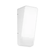 INTEC LED zunanja stenska svetilka Coupe, bela, višina 20 cm, kovina - Sodobni - Aluminij