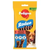 Pedigree Rodeo priboljšek za pse z govedino 7 kosov/123 g