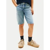 Tommy Hilfiger Jeans kratke hlače KB0KB10237 Modra Straight Leg