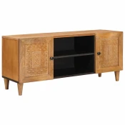 TV Jedinice Svijetlosmeda 105 x 33 x 46 cm Cvrsto drvo manga