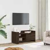 TV ormaric smeda boja hrasta 80x35x40 cm konstruirano drvo