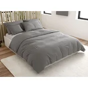 Ljubki dom Posteljnina iz krepa STANDO siva Velikost posteljnine: 70 x 90 cm | 140 x 220 cm