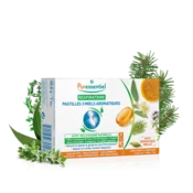 PURESSENTIEL® RESPIRATORY pastile s 3 vrste aromaticna meda 18 komada