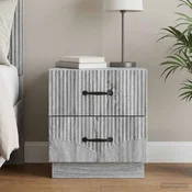 Nočna omarica Siva Sonoma 43 x 34,5 x 44,5 cm Inženirski les