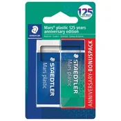 GUMICA MARS PLASTIC 125 LET PK2 STAEDTLER 52650MABK1 BLISTER * DO RAZPRODAJE ZALOG