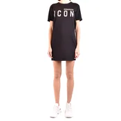 Črna obleka Dsquared2 ICON