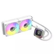 RAIDMAX DIGITAL LD240 ARGB bijeli LCD-opremljeni sustav za vodenu hlađenje LD240WT ARGB
