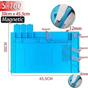 KJB Silikonska delovna podloga za spajkanje, magnetna izvedba S-160