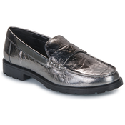Coach Mokasini JOCELYN CRINKLE METALLIC LOAFER Siva