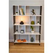 Hanah Home Polica za knjige, Bela