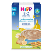 HiPP BIO Mliječna kaša za laku noć s bananom i keksima iz uk. 4.-6. mjesec, 250 g
