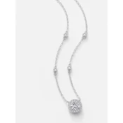 LanLivia Verižica Star Halo Moissanite Necklace srebrna/transparentna