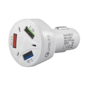 PROSTO USB punjac iz upaljaca automobila QC3.0+2xUSB USBP357