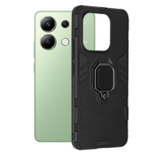 Techsuit Silicone Shield ovitek za Xiaomi Redmi Note 13 4G – črna