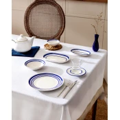 MADAME COCO Chloe Set tanjira i posuda za dorucak, 27 delova, 27x31x24.5, Plavi