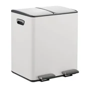 Northix Smetnjak na pedala 2x15 l z dvema predelkoma Softclose