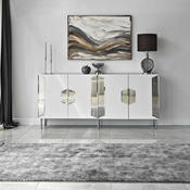 HANAH HOME Komoda Dubai White Silver