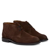 Gležnjarji Tommy Hilfiger Corporate Dressy Suede Lace Boot FM0FM05951 Rjava