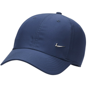 Kapa za tenis Nike Dri-Fit Club Unstructured Metal Swoosh Cap - midnight navy/metallic silver