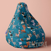 Veliki LazyBag psi i macke low square ( 054 )