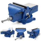 Kraft&Dele 125 mm vrtljiv primež za kovino