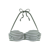 VENICE BEACH Bikini zgornji del kaki/bela