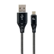 Gembird USB kabl USB 2.0 Micro-USB B USB A Crno, Belo