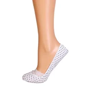 Sokisahtel Nogavice POIS footies with dots bela
