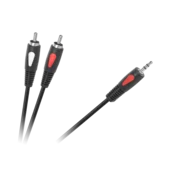 slomart Cabletech Eco-Line kabel jack 3.5 - 2RCA, 10m