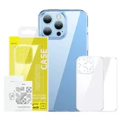 BASEUS Zaščitni komplet BASEUS SuperCeramic za iPhone 14 Plus (prozoren)