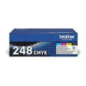 BROTHER TN-248 (TN248VAL), originalni toner, črn + barven, 4x1000