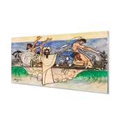 tulup.si Zidna obloga za kuhinju Jezusova skica morje 100x50 cm