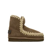 Mou za ženske. MU.FW101050A Usnjeni škornji Eskimo 18 Glitter Logo taupe (37), 5 do 8 cm, Priložnostno