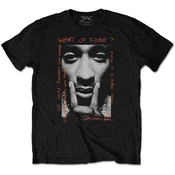 2Pac What Of Fame? Black XL Majica