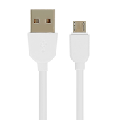 AVIZAR USB-kabel za polnjenje in sinhronizacijo z mikro-USB prikljuckom, dolžine 1 m - bel, (20763613)