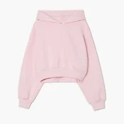 Cropp - Dukserica s kapuljacom - pastelno pink