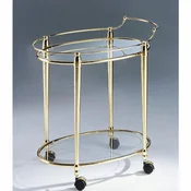 Casa Padrino luxury serving trolley brass 70 x 47 x H. 74 cm - Made in Italy