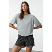 Trendyol Milla Ženski set pidžame Thmss24Pt00203, Sivi